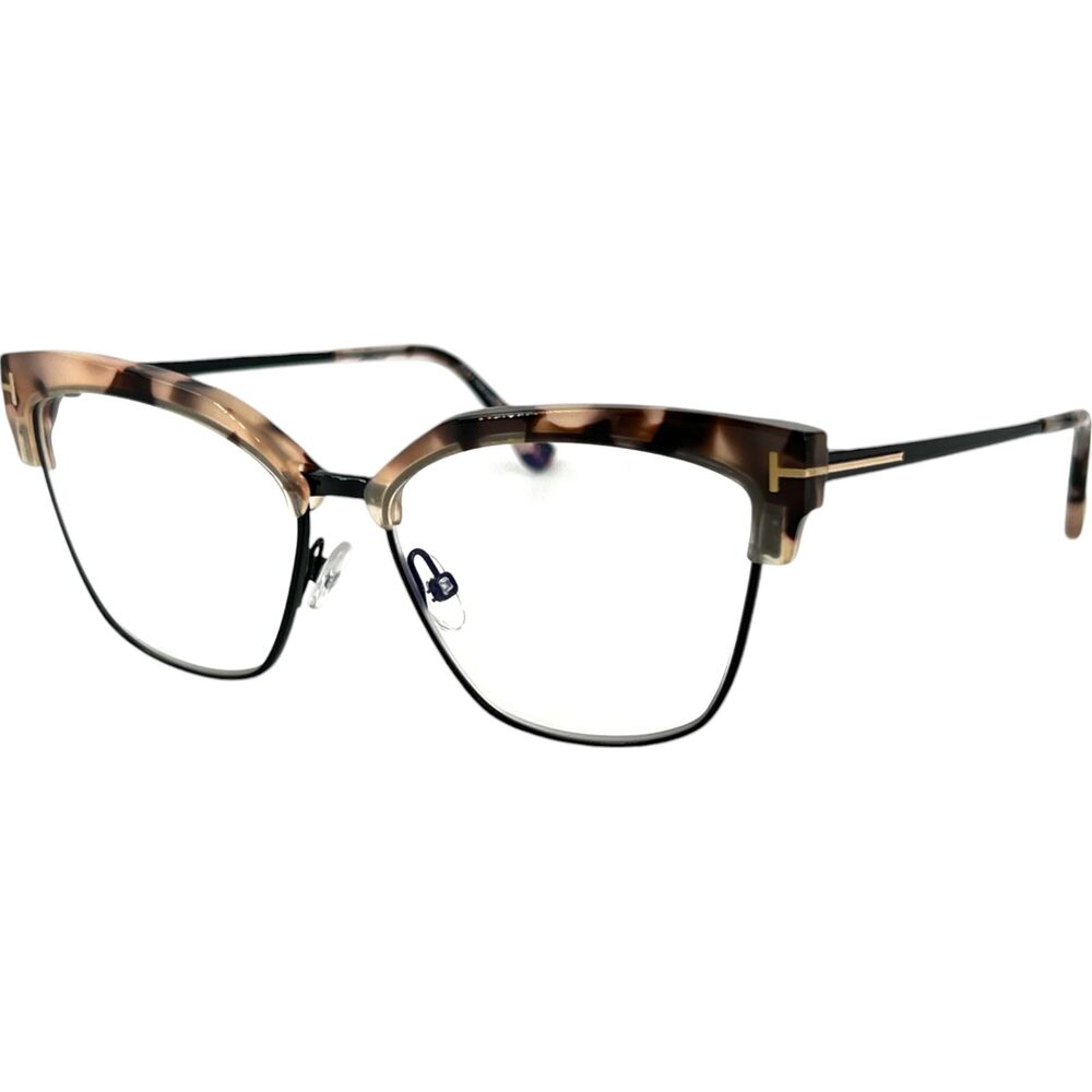 Tom Ford FT5547B Womens Eyeglass Frame 055 Coloured Havana
